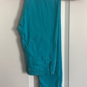 Teal Blue Skinny Jeans